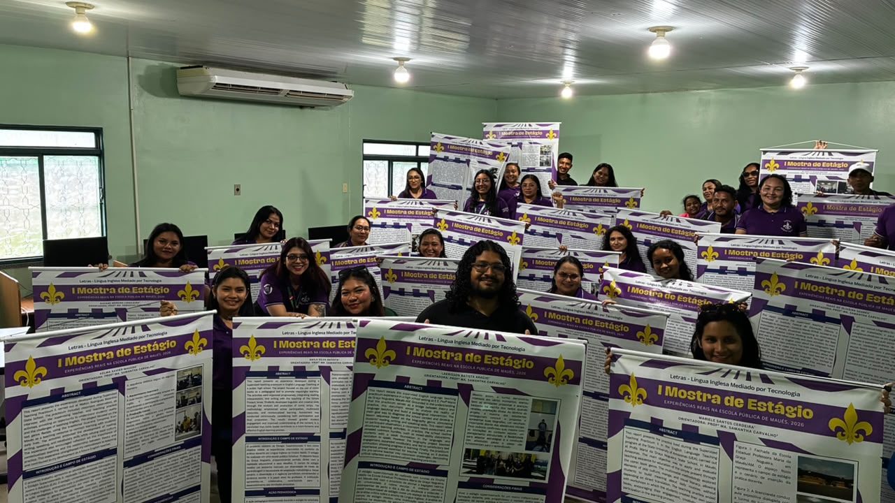 Acadêmicos do Nesmau/UEA realizam I Mostra de Estágio do curso de Letras, destacando inovação e metodologias ativas no ensino de inglês